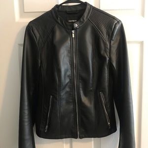 Express faux leather jacket